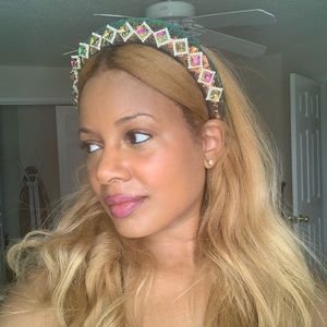 Sequin & diamond headband